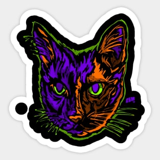 Scratch Cat Sticker